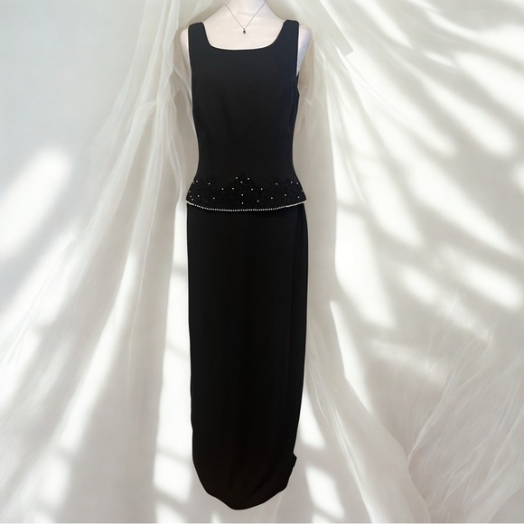 Jr Nites Dresses & Skirts - Elegant Black Maxi Dress